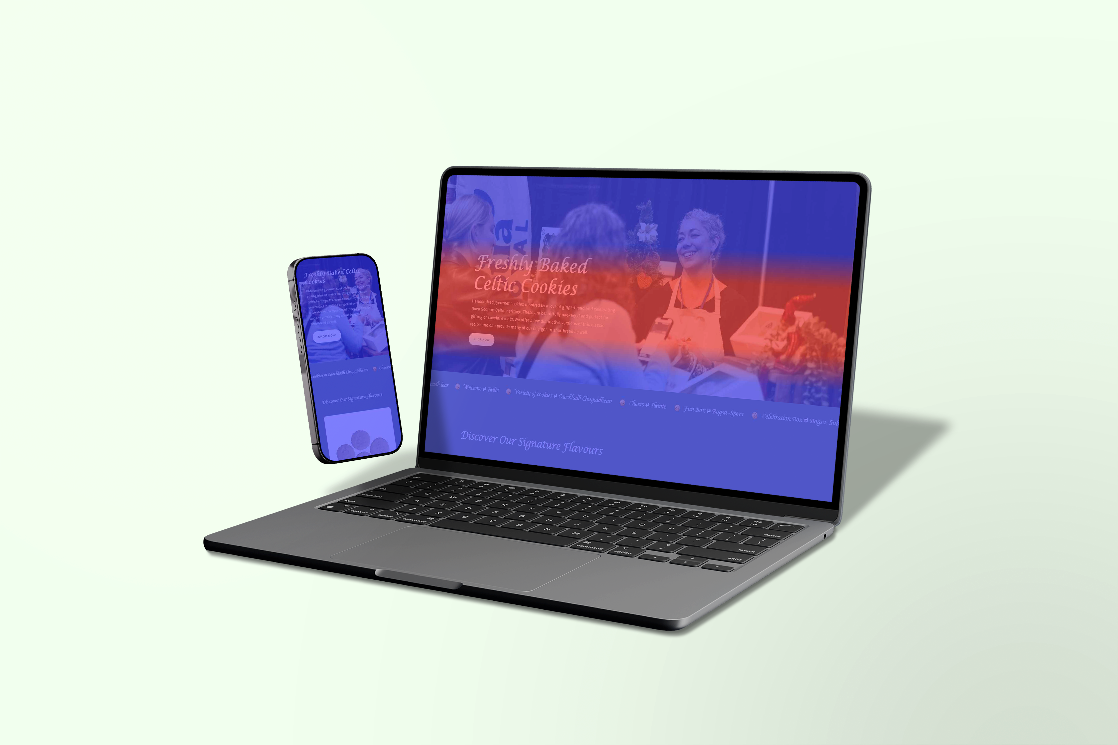 Celtic Cookies ecommerce tracking and analytics stack including GA4, GTM, and Clarity