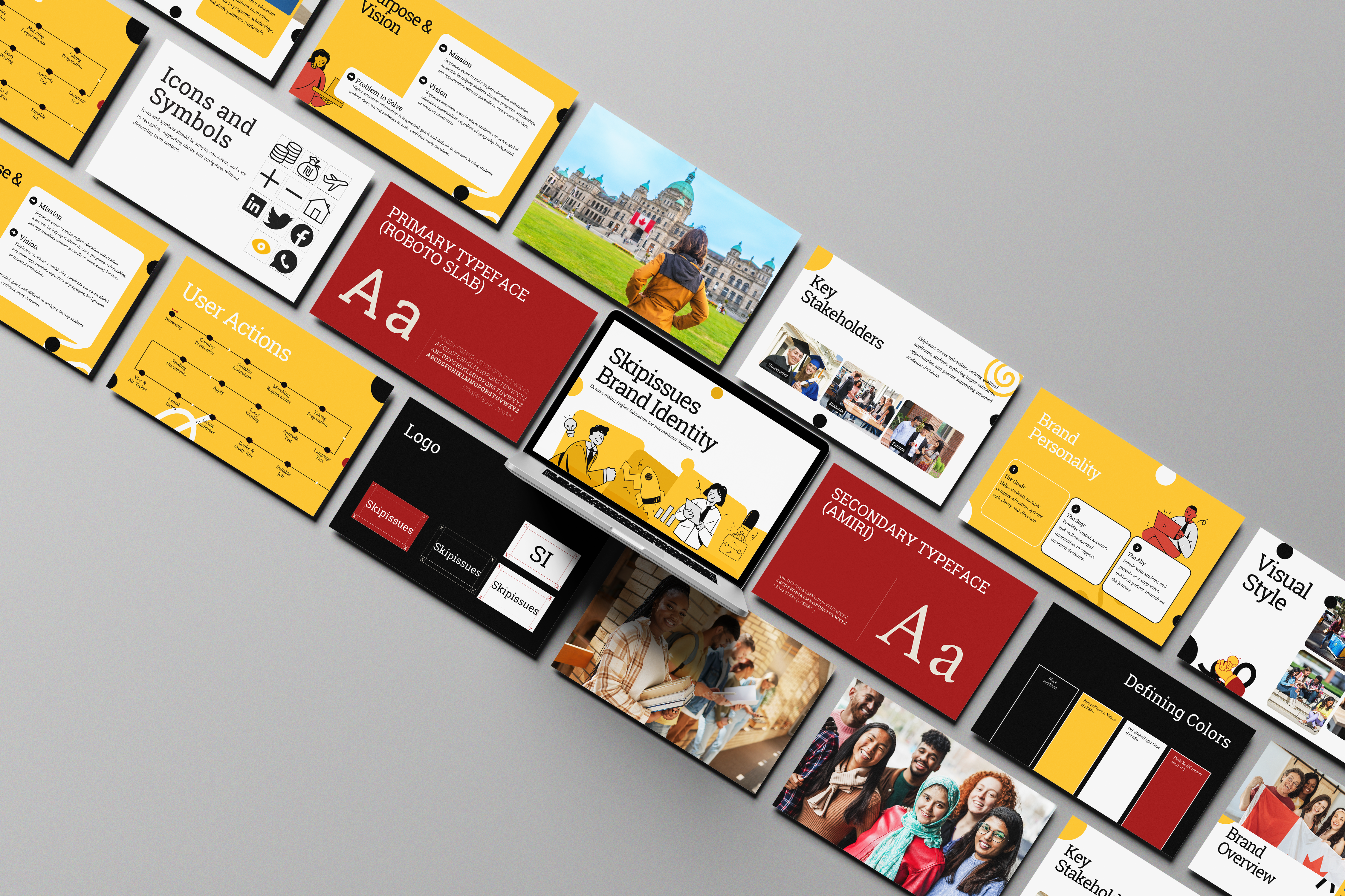 Skipissues brand identity and website design overview